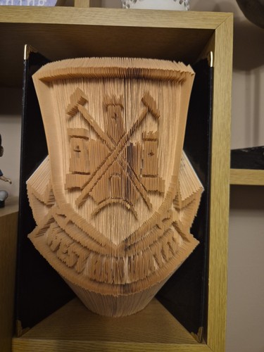 West ham carved book - west,