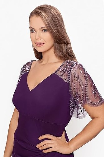 Xscape female long sheer - female,