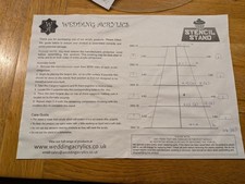 Wedding Acrylics 5 Tier Clear Perspex Cupcake Stand 