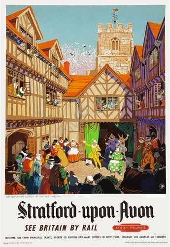 Vintage railway poster - railway,
