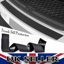 Car Rear Boot Trunk Bumper Protector Guard Trim Cover Rubber Sill Lip Black