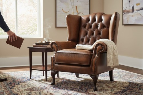 Chesterfield armchair high - chesterfield,