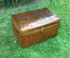 Antique Tin Trunk - Usable