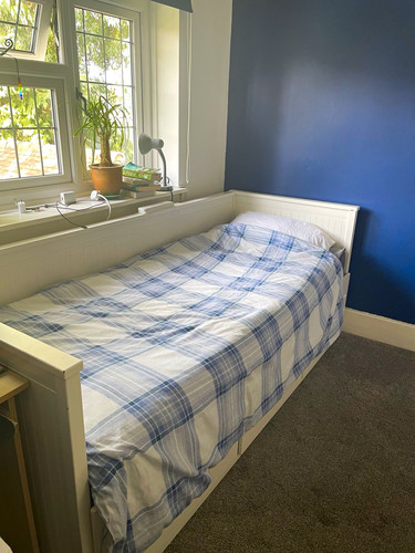 White wooden single double day - white, single/double