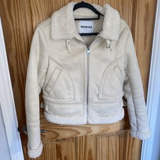 Bershka Womens Jacket Beige