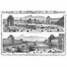 PARIS The Louvre from the