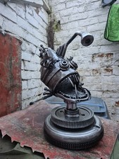 Reclaimed Metal Angler Fish