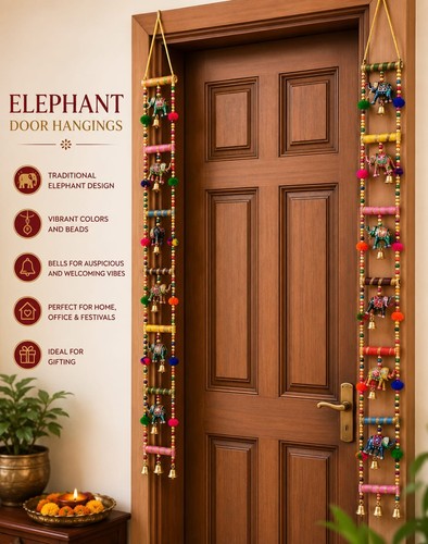 Handcrafted festive door - festive,