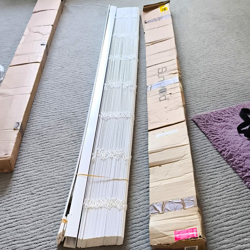Vertical blind 50mm faux wood - blind,