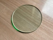 Glass Effect Coasters Mats Kitchen Table Drinks Round-Square [Perspex Acrylic]