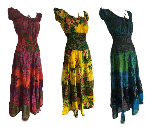 Womens cotton dress - dress, colourful