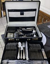 Edelstahl Solingen Cutlery Set Case Stainless Steel Gold Germany Knife Fork 72pc