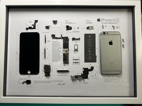Framed iphone wall art - iphone,
