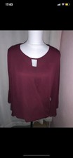 Size 8 Blouse Burgundy From 41
