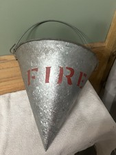 Vintage fire bucket cone - vintage,