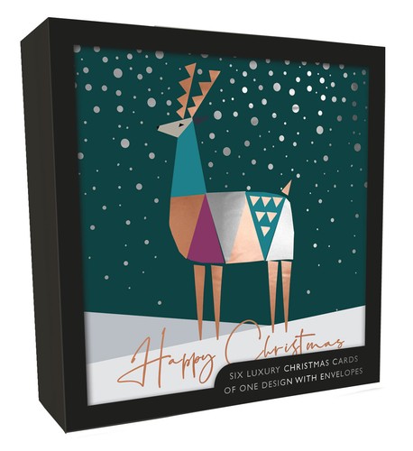 Box foil reindeer luxury - box, of