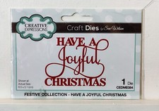 Creative Expressions Christmas Dies - Have A Joyful Christmas Word Die