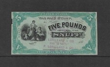 US Revenues: Taxpaid Snuff