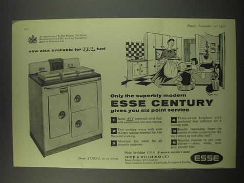 1957 esse century cooker - esse,