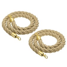 2 Pack 1.5m/5Ft Stanchion Rope