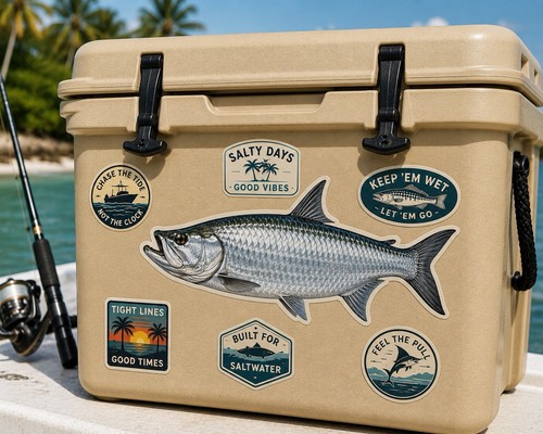 Tarpon fish sticker fishing - tarpon,