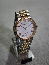 Vintage Solvil Et Titus Mens Gold Plated Quartz Watch Good Working Condition