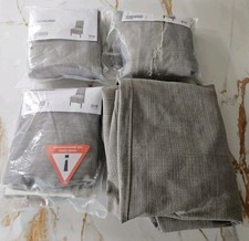 4 x Ikea Bergmund Medium Long Chair Covers, Nolhaga Grey-Beige 504.862.40