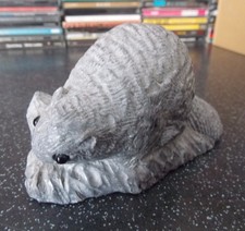 Vintage Beaver soap stone