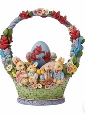 Easter Cheer Found Here (17th Annual Easter Basket with Four Eggs) - Heartwood C
