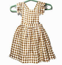 NEW Organic Linen Baby Gingham