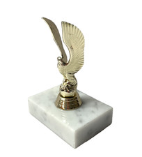 Vintage Gold Tone Eagle Trophy