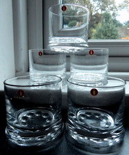 Timo Sarpaneva Iittala 5 Spirit Glasses STRING OF PEARLS 1964-73 6cm 90ml RARE