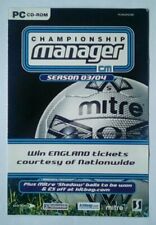RARE PROMOTIONAL FLYER INSERT Championship Manager 03/04 Mitre PC