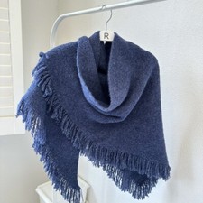 Knitted Triangle Shawl Winter