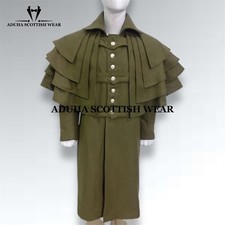 New Unisex Regency Garrick Overcoat, Coachman's Coat, Georgian & Regency Greatco