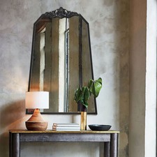 Rustic Look Window Arch Mirror