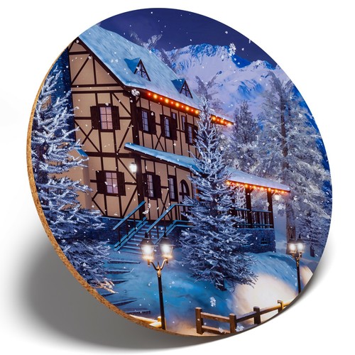 Alpine mountain town snow - alpine,