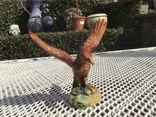 Vintage Cast Resin Eagle Open