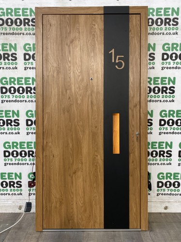 Oak modern front - front, door