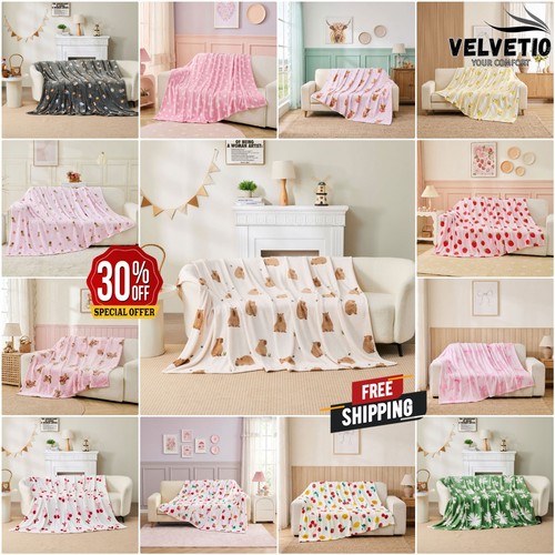 Flannel fleece throw blanket - flannel,