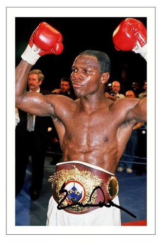 Chris eubank boxing signed - boxing,