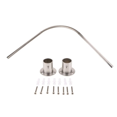 Curved shower curtain rail rod - curtain,