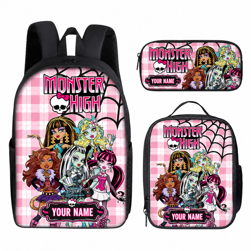 Custom name monster high set - name,