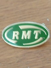 RMT Union Enamel Badge Unworn