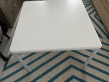 Children Kids White Table
