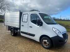 VAUXHALL MOVANO CREW CAB ARBORIST TIPPER £ 8995 PLUS VAT FERNDOWN 01202 877345