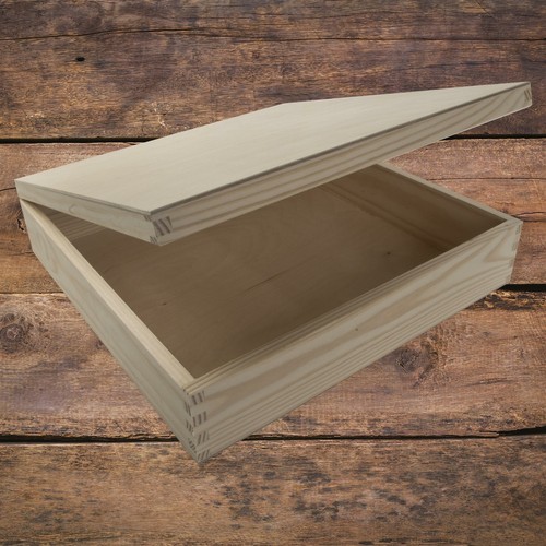 Square plain shallow wooden - plain,