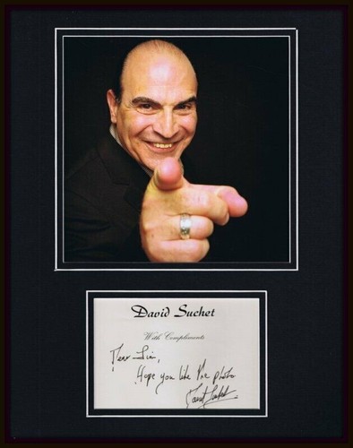 David suchet signed - suchet,