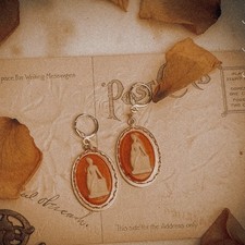 Victorian Cameo Orange and