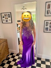  Cadburys purple prom dress